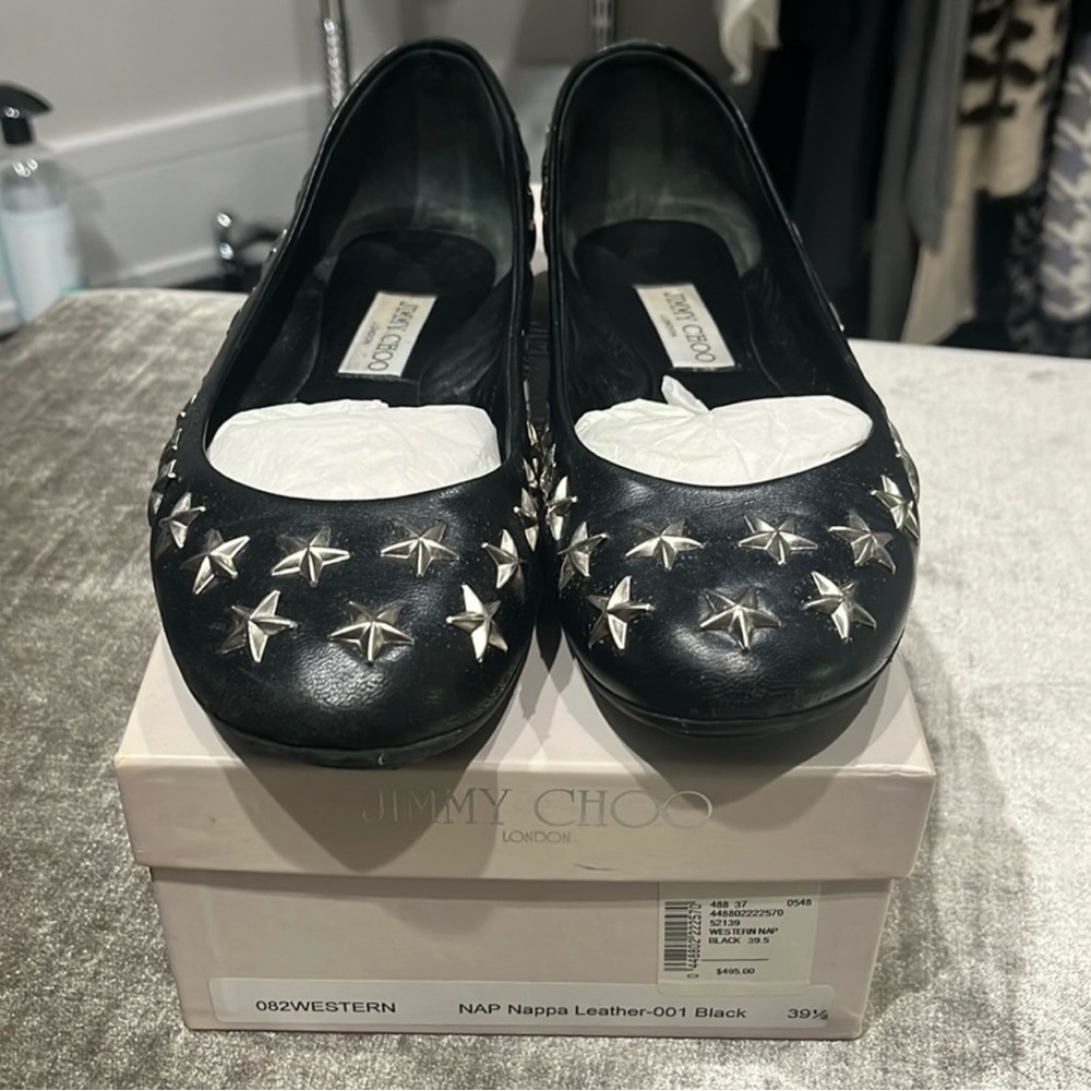 Jimmy Choo Nappa leather ballet flats